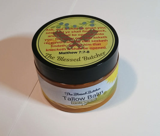 Vanilla Tallow Balm 4 oz