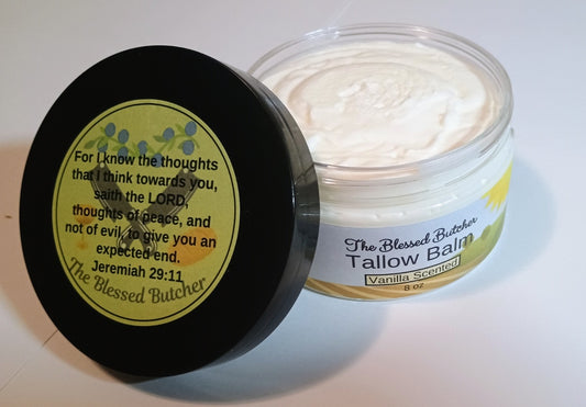 Vanilla Tallow Balm 8 oz