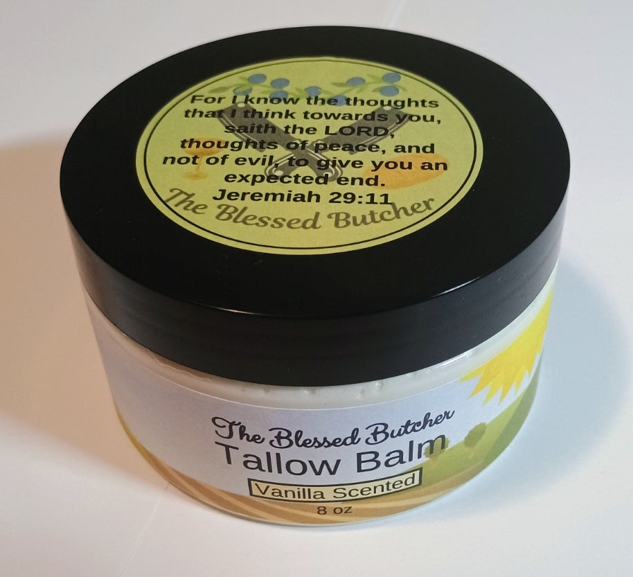 Vanilla Tallow Balm 8 oz